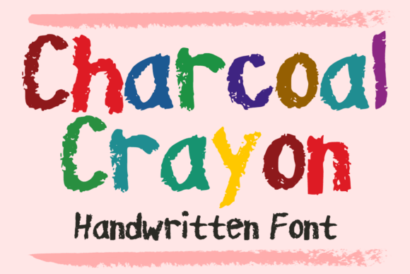 Charcoal Crayon Font: A Handwritten Typeface for Editorial Design
