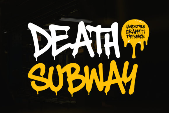 Death Subway Graffiti Font for Bold Web Design and Branding