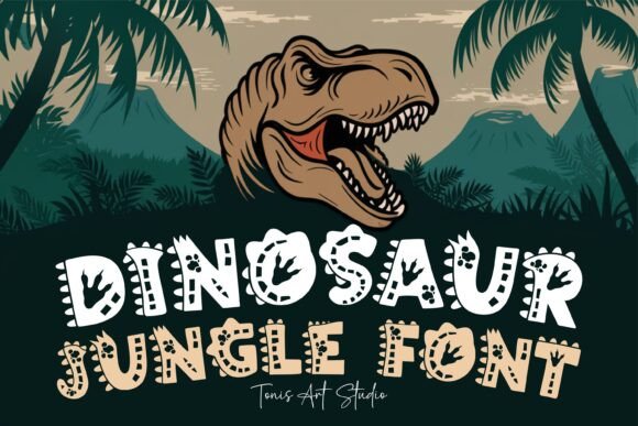 Dinosaur Jungle Font: A Playful Typeface for Bold Branding