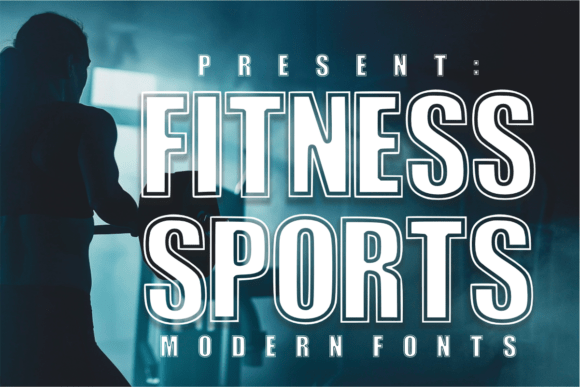 Fitness Sport Font for High-Impact Marketing Design