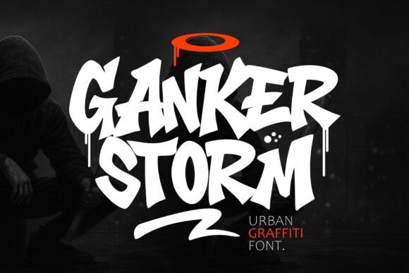 Ganker Storm Font: Edgy Typography for Bold Digital Campaigns