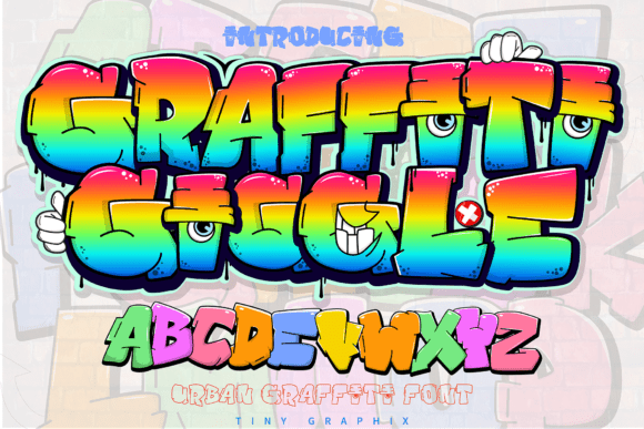 Graffiti Giggle Font for Bold Web Design