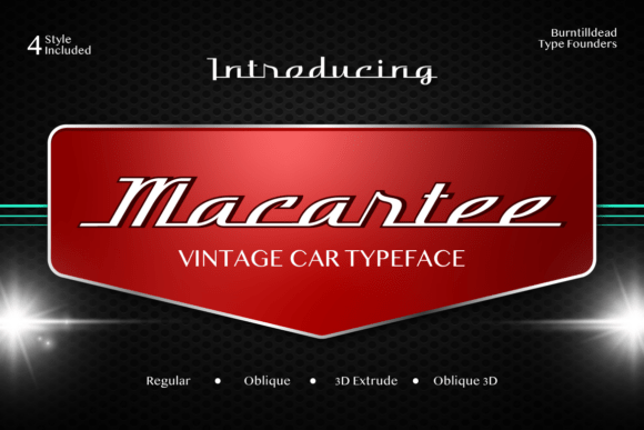 Macartee Font Review for Display Use in Campaign Design
