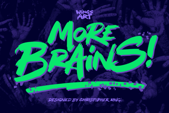 Morebrainsregular Font: A Playful Display Typeface for Branding