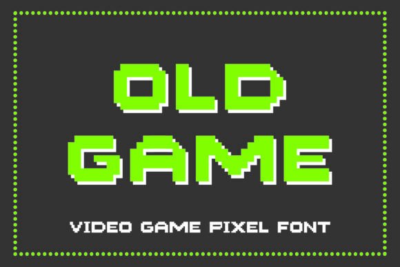 Old Game Font: Retro Gaming Typography for Digital Marketing