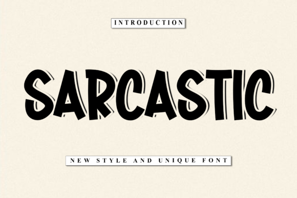 Sarcastic Font: Boost Your Brand with Bold Typography