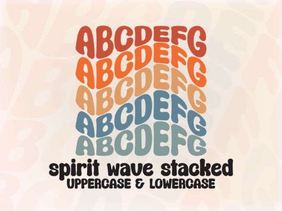 Spiritwavestacked: A Playful Display Typeface for Bold Brand Moments