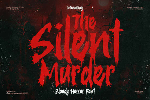The Silent Murder Font Adds Impact to Business Design