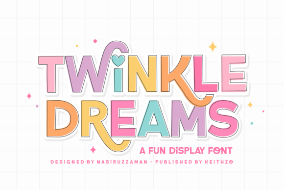 Twinkle Dreams Font for Playful Brand Design
