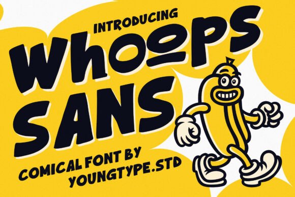Whoops Sans: A Playful Font for Creative Product Makers